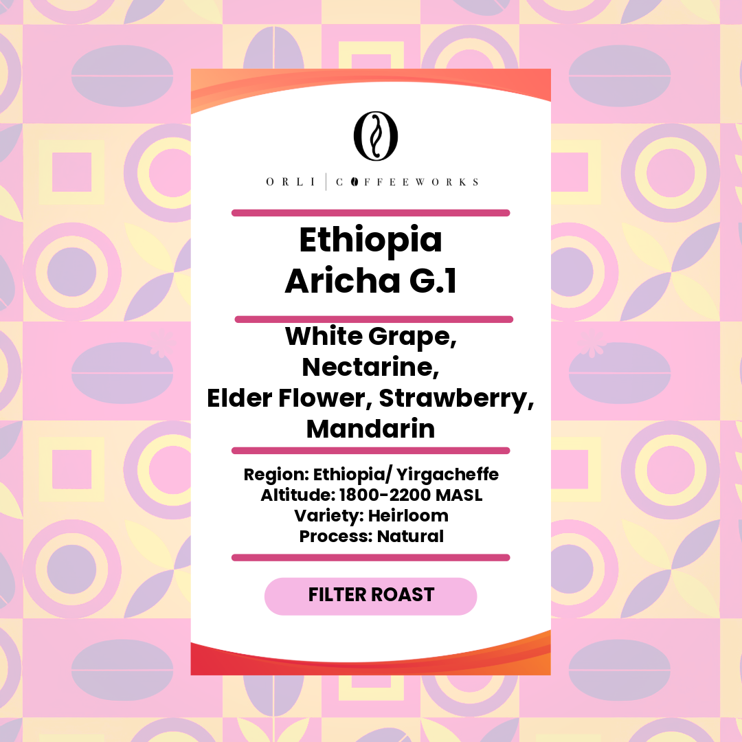 Ethiopia Yirgachefe Aricha Natural 100g Black Friday Sale