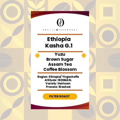 Ethiopia Yirgachefe Kasha Washed 100g Black Friday Sale